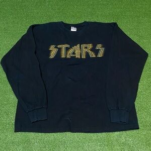 Vintage 90s Dallas Stars Rock T-Shirt XL Lee Sport NHL Hockey Texas Modano Era